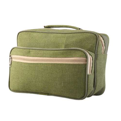 Olive Green Compact Unisex Shoulder Bag