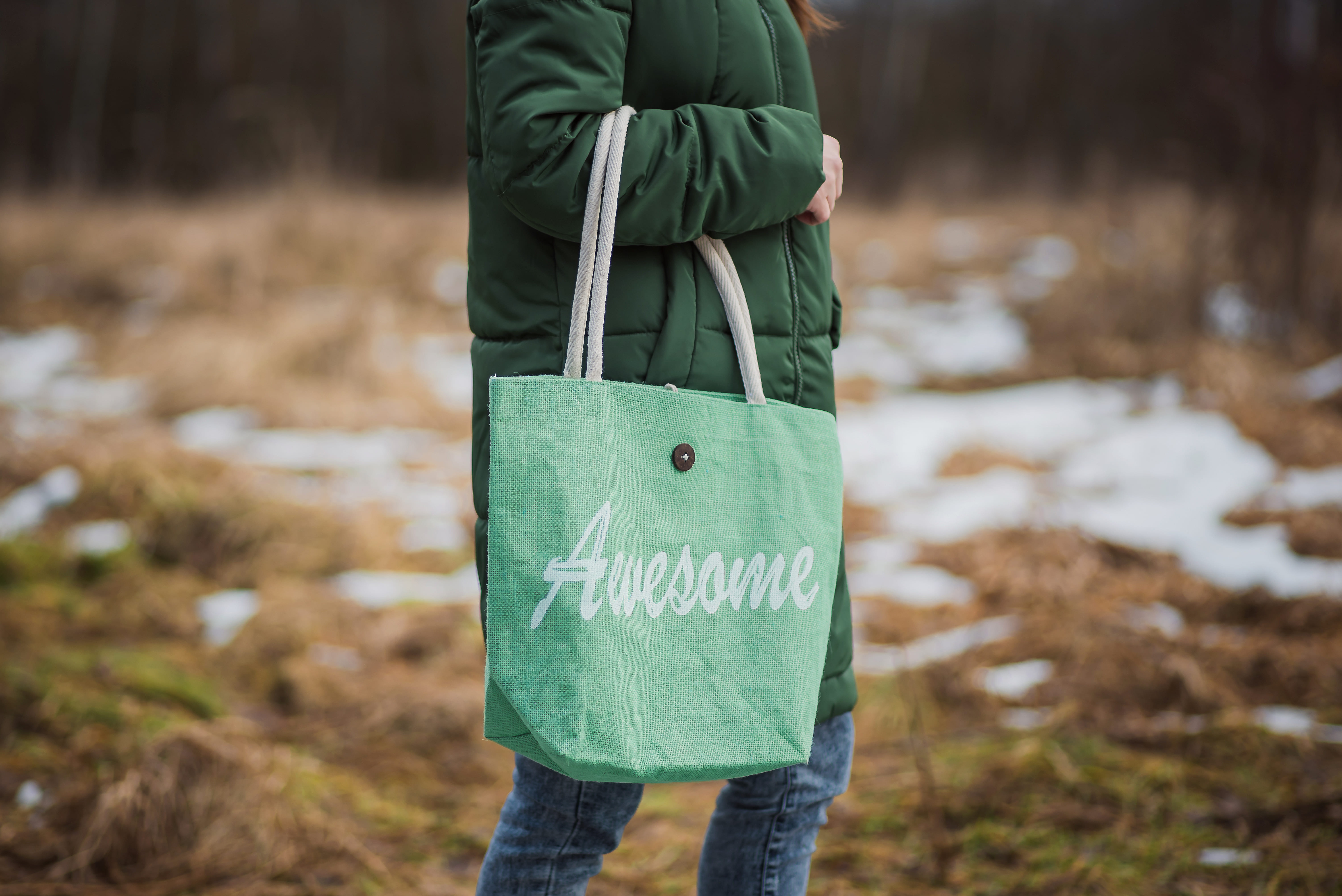 “Awesome” Women Tote Bag with Handles